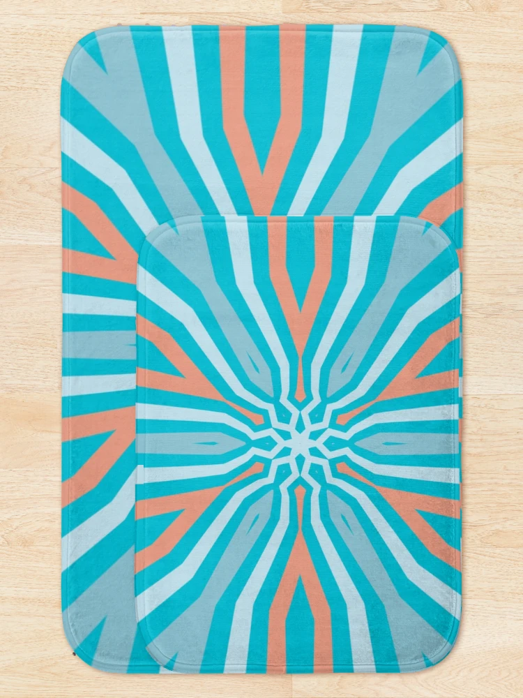 Thumbnail 5 of 6, Bath Mat, Retro Zeb  designed and sold by R-Creation.