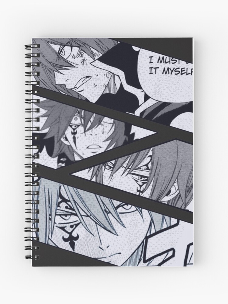 Silent Envy Line Ruled Spiral Anime Notebook - a-ka-neArt - Shop