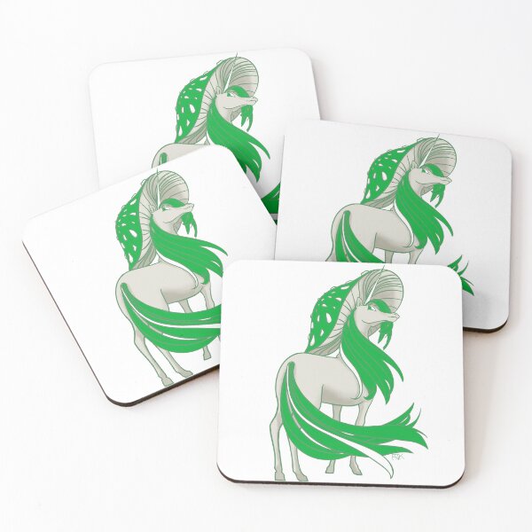 Item preview, Green Amanita Muscaria (Fly Agaric) Mushroom Unicorn designed and sold by RJKpoyp.