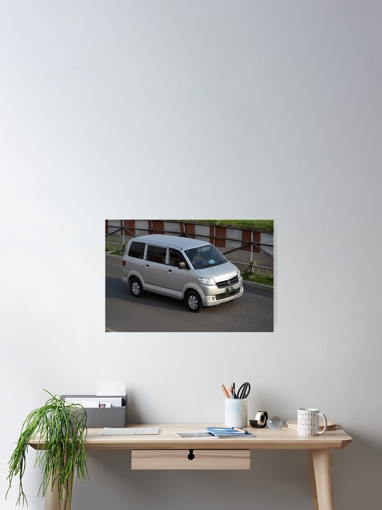 Silver Colored Suzuki Apv Poster By Bluemarine Redbubble