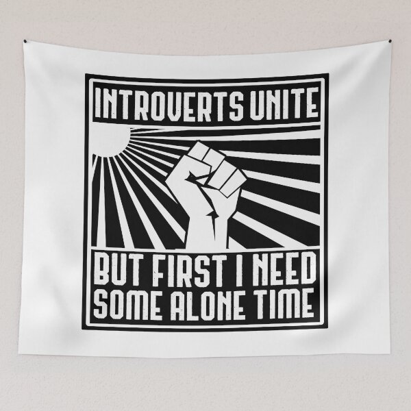 Item preview, Introverts unite but first I need some alone time designed and sold by 23mangoes.