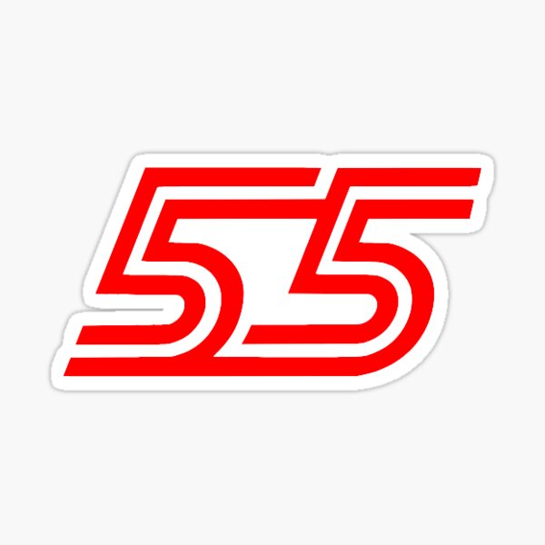 Carlos Sainz 55 Sticker