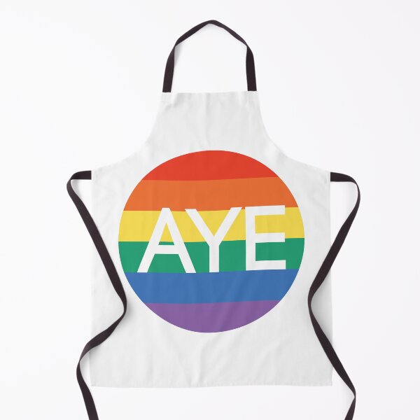 Item preview, AYE, Scottish Independence Pride Flag Coloured Circle Design designed and sold by MacPean.