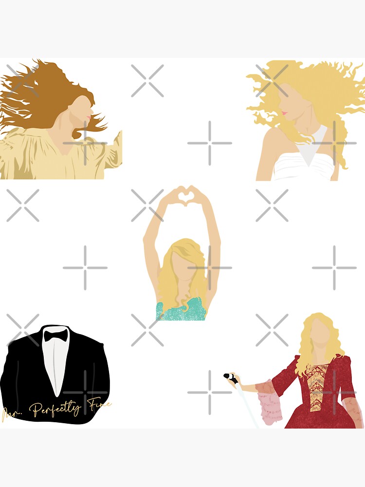 Taylor Swift sticker pack - Kaart Blanche