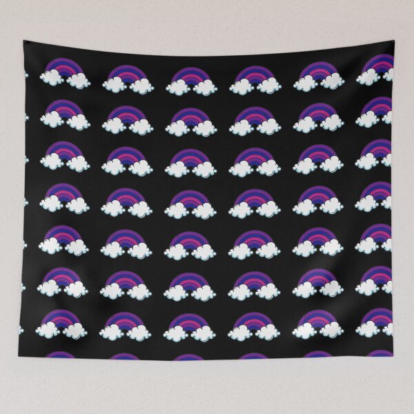Item preview, Subtle Bisexual Pride Rainbow and Clouds. Bisexual rainbow designed and sold by tiredandbored.