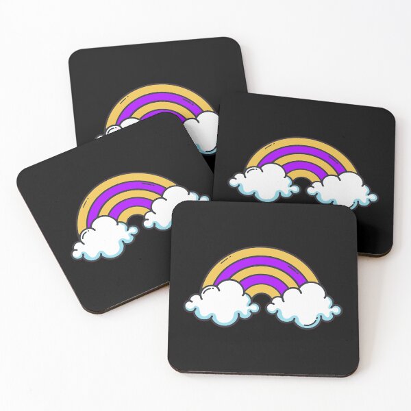 Item preview, Subtle Intersex Pride Rainbow and Clouds. Intersex rainbow designed and sold by tiredandbored.