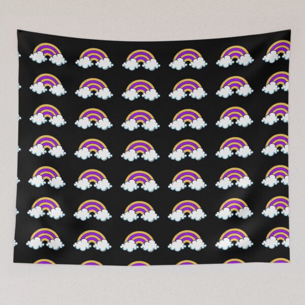 Item preview, Subtle Intersex Pride Rainbow and Clouds. Intersex rainbow designed and sold by tiredandbored.