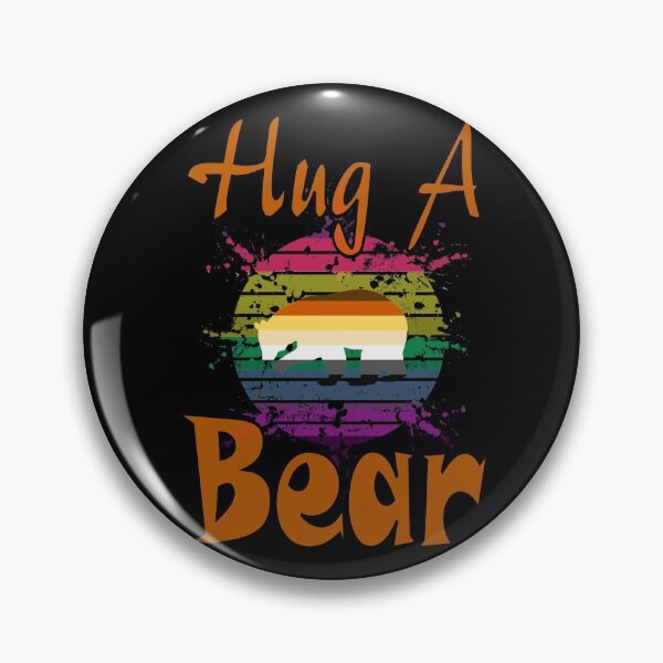 Item preview, LGBTQ design, Hug a Bear #7 designed and sold by Hypnotees.