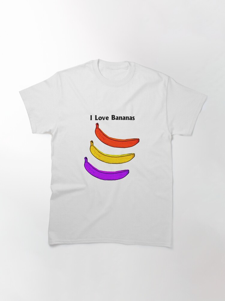 Alternate view of I love Bananas Classic T-Shirt