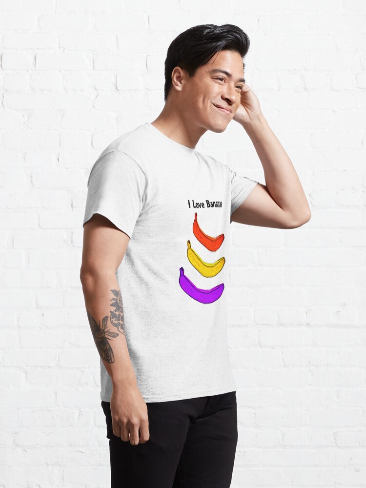 Alternate view of I love Bananas Classic T-Shirt