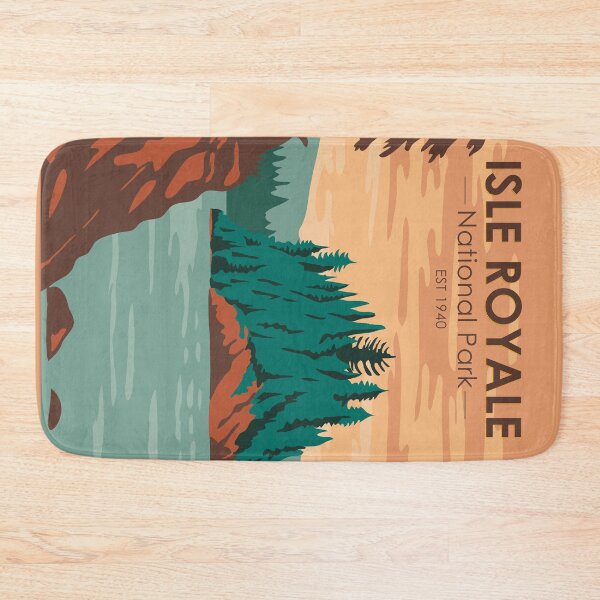 Item preview, Isle Royale National Park Michigan Vintage designed and sold by KrisSidDesigns.