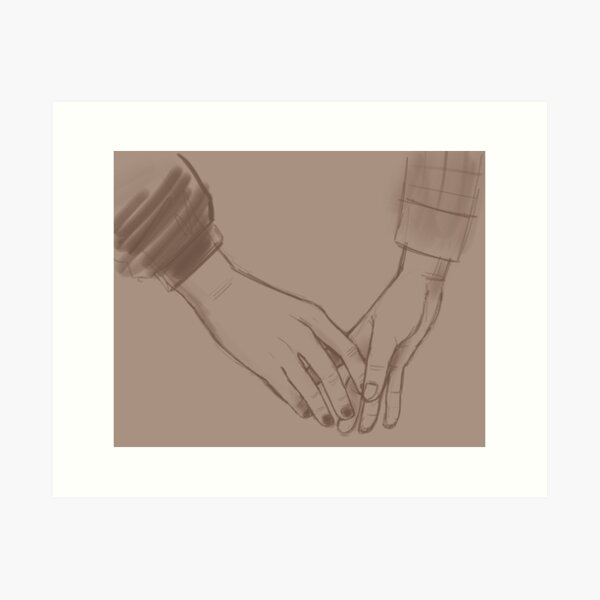 Holding Hands Wall Art Redbubble
