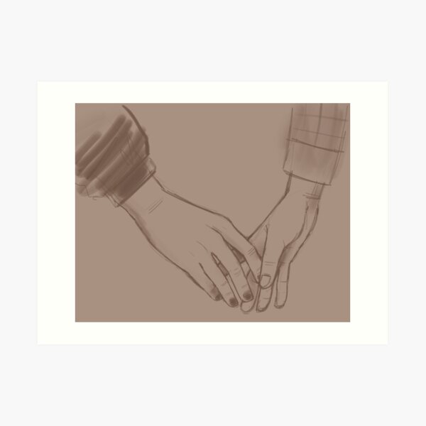 Holding Hands Wall Art Redbubble