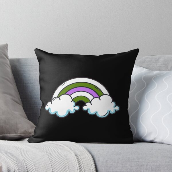 Item preview, Subtle Genderqueer Pride Rainbow and Clouds. Genderqueer rainbow designed and sold by tiredandbored.