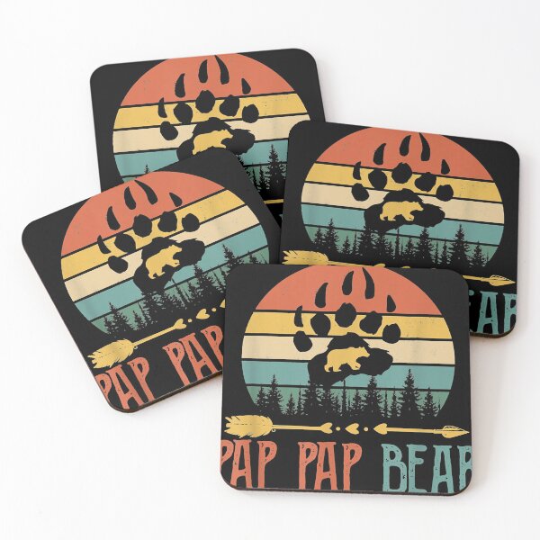 Item preview, Mens Pap Pap Bear Best Fathers Day Gift Vintage Father Pap Pap designed and sold by AlejandroRay.