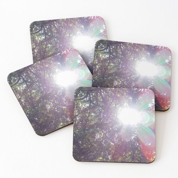 Item preview, The beautiful reflection of the sunlight shines through the big trees. designed and sold by Trianglegreen.