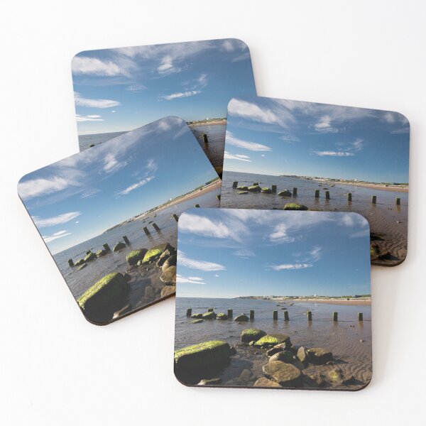 Item preview, The beach at Whitley Bay in June designed and sold by Violaman.