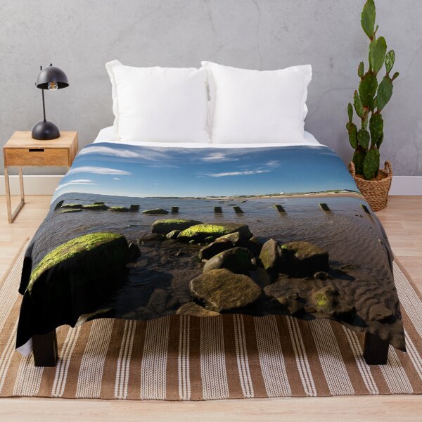 Item preview, The beach at Whitley Bay in June designed and sold by Violaman.