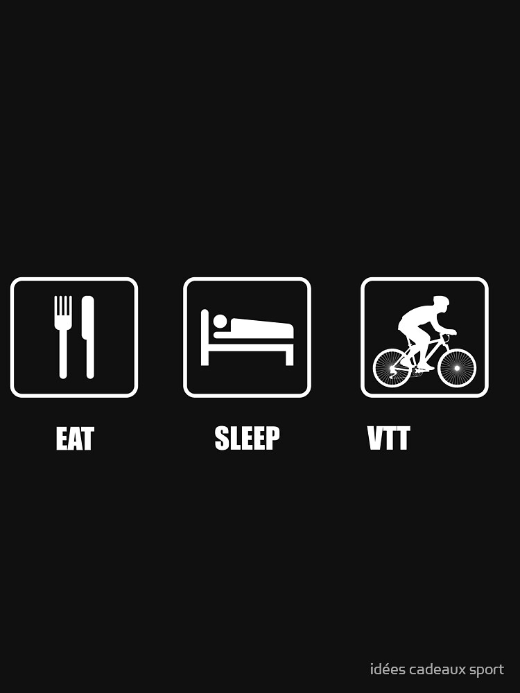 eat sleep mountain bike by rogerlemaire
