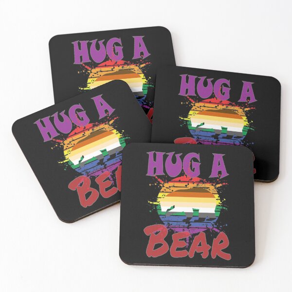 Item preview, LGBTQ design, Hug a Bear #8 designed and sold by Hypnotees.
