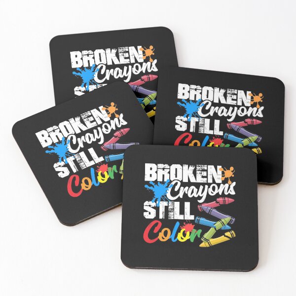 Item preview, Broken Crayons Still Color Mental Health Awareness designed and sold by Dressed For  Duty.