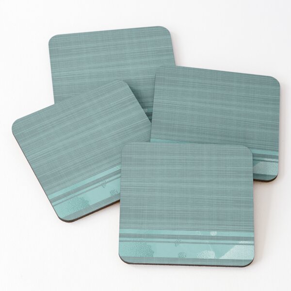 Item preview, Mix and match. Retro textured turquoise, aqua marine, blue green, sea green - simple and stylish. Caroline Laursen original designed and sold by Caroline Laursen.