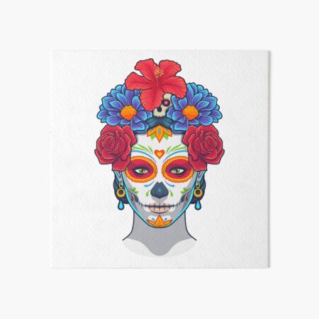 Mexican Sugar Skull #19 | Art Board Print