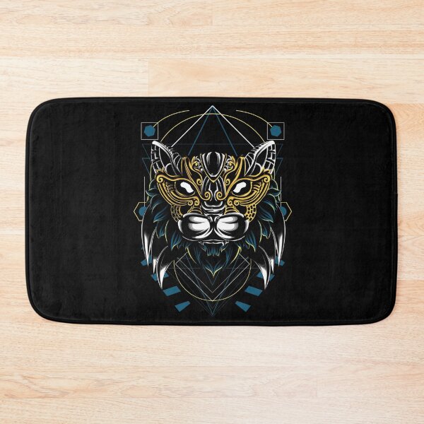 Item preview, Geometric Gold Cat designed and sold by VibrantGifts.