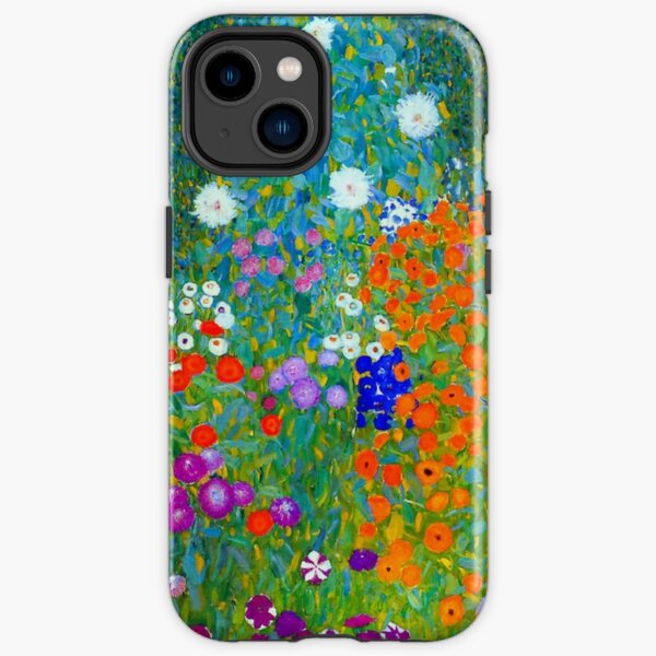 Gustav Klimt - flower garden iPhone Tough Case