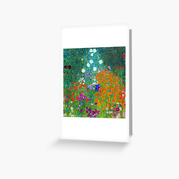 Item preview, Gustav Klimt - flower garden designed and sold by Vivanne-art.