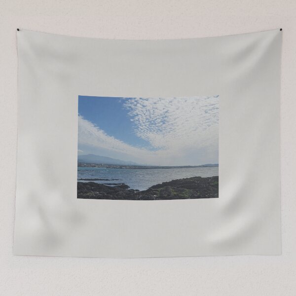 Item preview, The shape of the fine feathery clouds in the eastern sky of Jeju is amazing, Jeju Island.Korea. designed and sold by human8891.