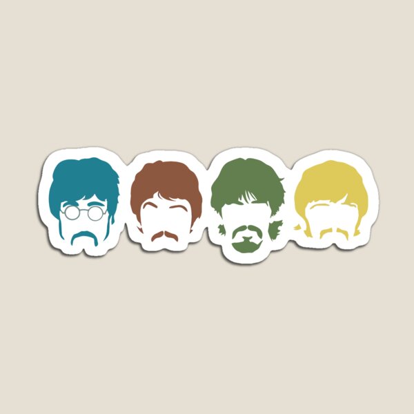 Lot Pack Magnet Aimant Frigo Ø38mm The Beatles J Lennon Paul McCartney 