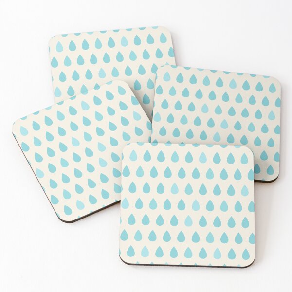 Item preview, Cute Raindrops Pattern  designed and sold by FranzNCandy.