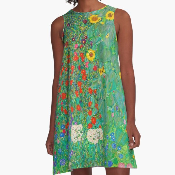 Aperçu de l'œuvre Jardin fleuri - Gustav Klimt créée et vendue par Vivanne-art.