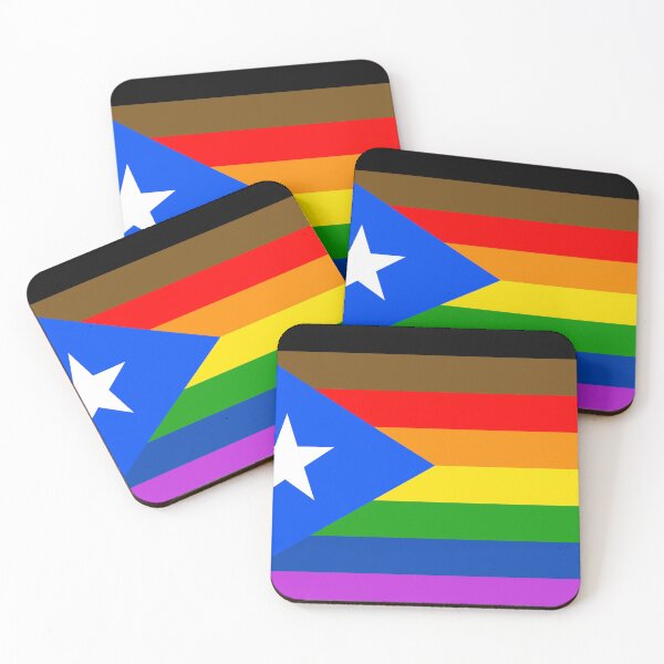 Item preview, Puerto Rico LGBTQ Rainbow Flag  designed and sold by LGBTQcountries.