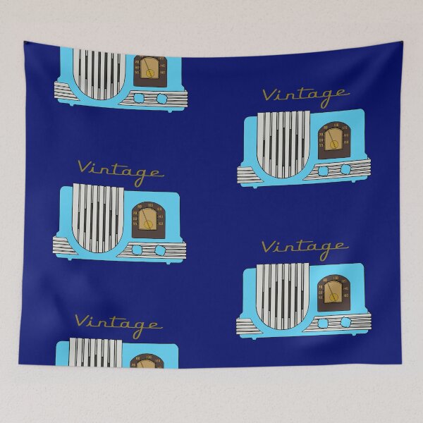 Item preview, Blue Vintage Radio designed and sold by SquirrelPants87.