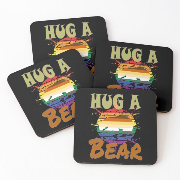 Item preview, LGBTQ design, Hug a Bear #9 designed and sold by Hypnotees.