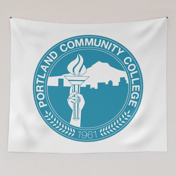 Item preview, Portland Community College Logo1 designed and sold by Ginastories.