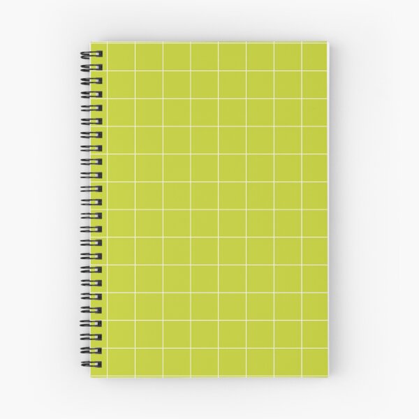 Item preview, Windowpane Check Grid (white/chartreuse) designed and sold by Design Minds Boutique.