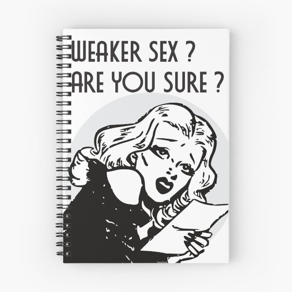 Item preview, Weaker Sex Are You Sure clear version designed and sold by Eyepatched.