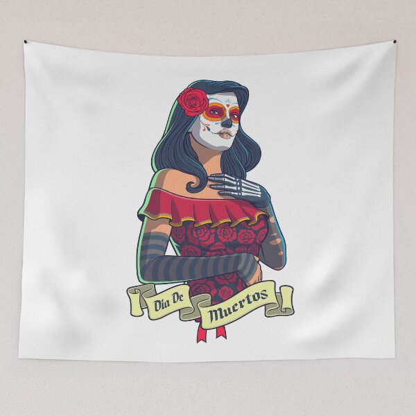 Item preview, Day of the Dead, Sugar Skulls Face designed and sold by Emil1993.