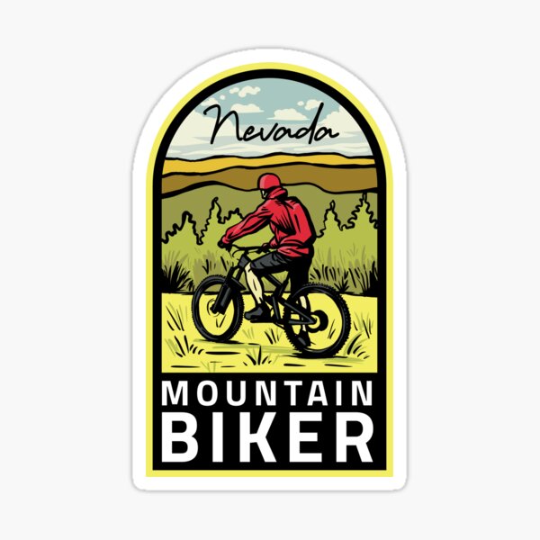 Item preview, Nevada Mountain Biker designed and sold by HalpinDesign.