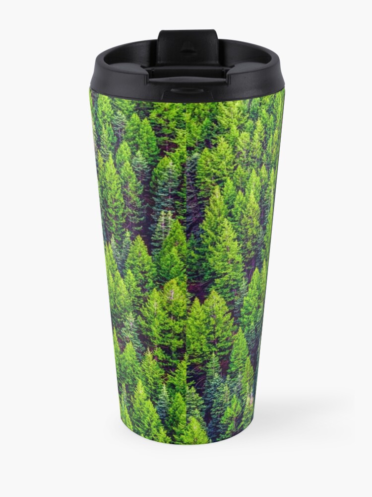 Alternate view of Pine trees Travel Mug