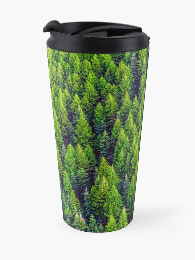Alternate view of Pine trees Travel Mug