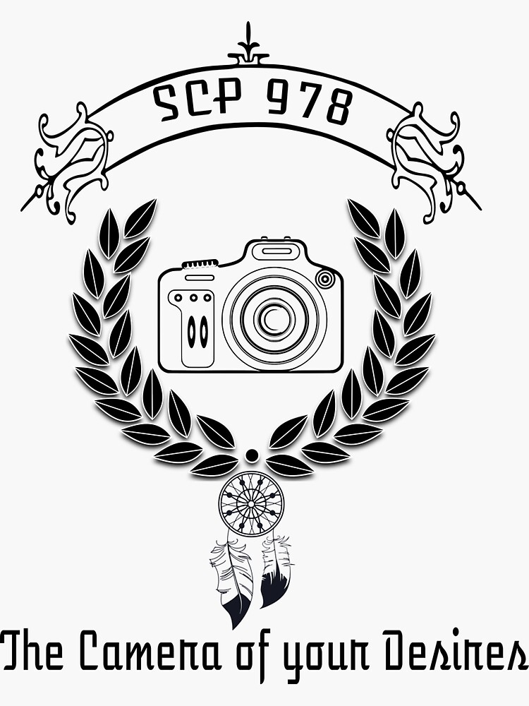 Scp 978 The Camera Of Your Desires Sticker By Fanficguru Redbubble