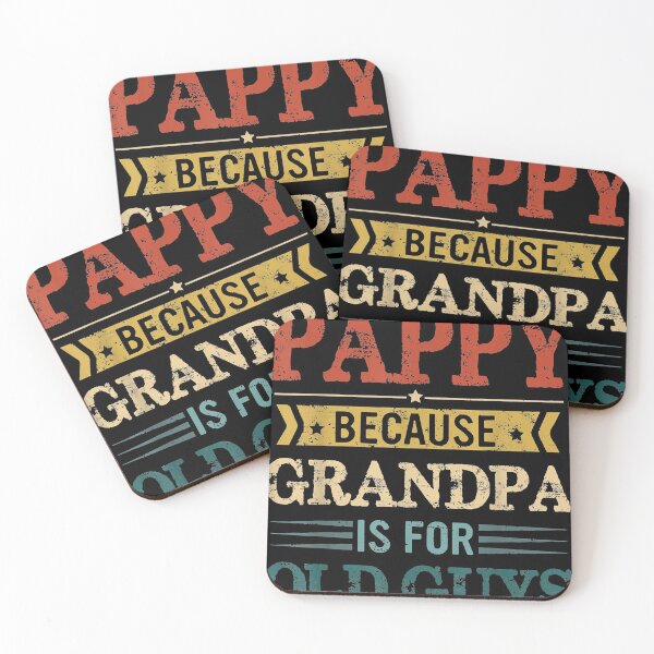 Item preview, Mens Pappy Because Grandpa Is For Old Guys Shirt Fathers Day designed and sold by AlejandroRay.