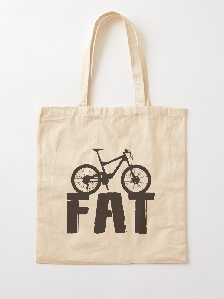 Alternate view of Fat Bike Fat Mountain Bike Biker Biking Love Ride Tote Bag