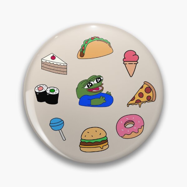 Item preview, PeepoFat Food Clock designed and sold by veenine.