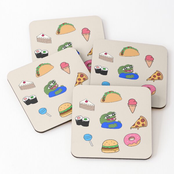 Item preview, PeepoFat Food Clock designed and sold by veenine.