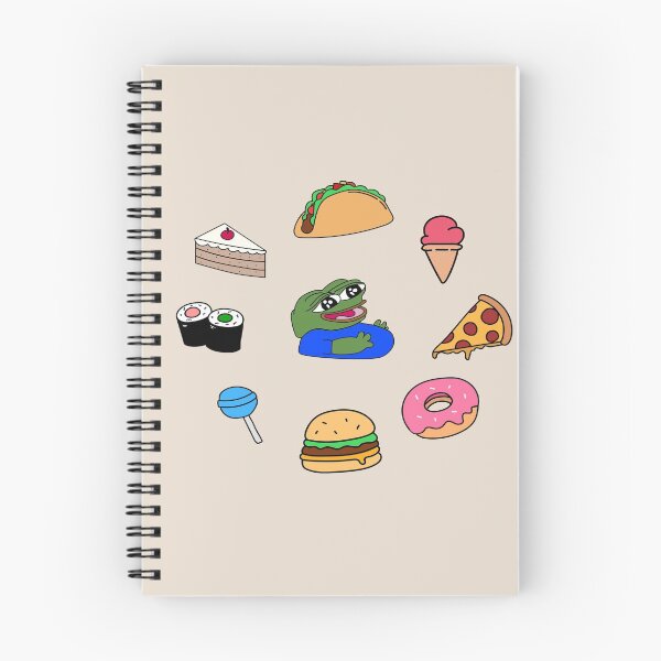 Item preview, PeepoFat Food Clock designed and sold by veenine.